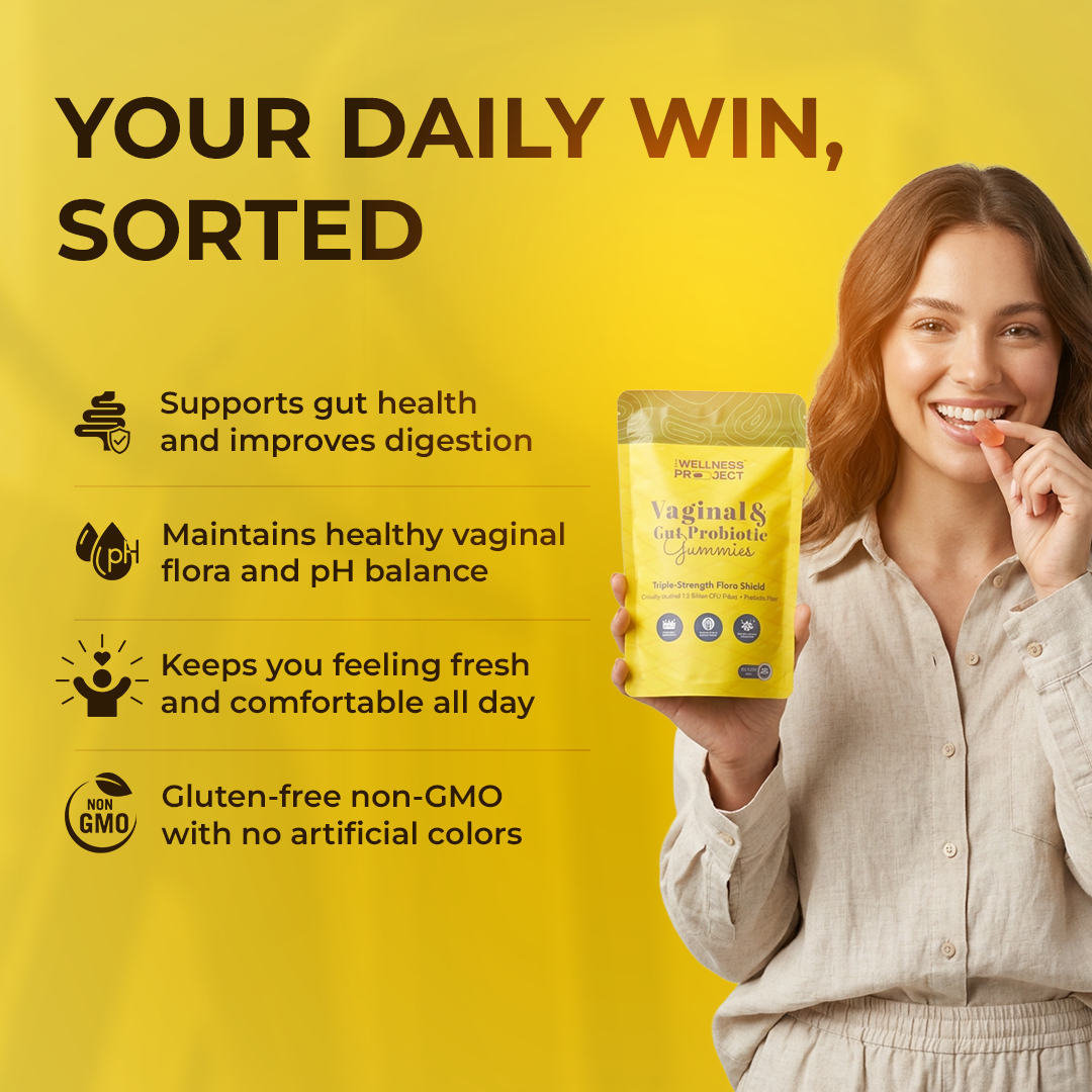 Vaginal & Gut Probiotic + Prebiotic Gummies